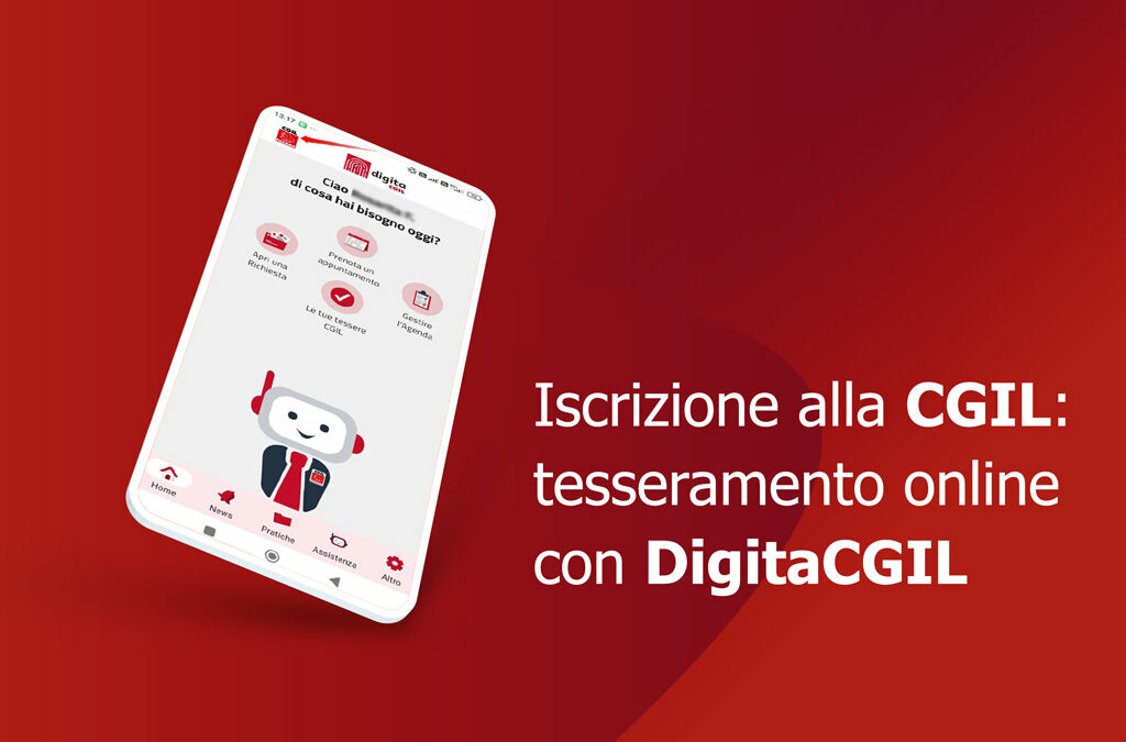 Iscrizione alla CGIL: tesseramento online con DigitaCGIL