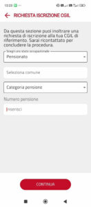 occupazione iscrizione cgil