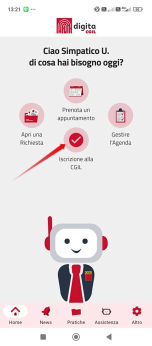 richiesta iscrizione cgil digitacgil